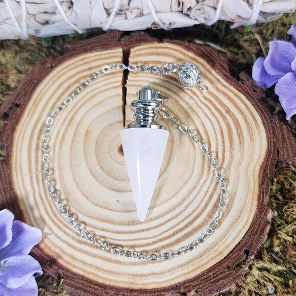 Quartz Crystal Fancy Pendulum #1 - Picture 1 of 2